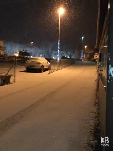 Cronaca meteo video: neve in Campania, la situazione a Colle Sannita