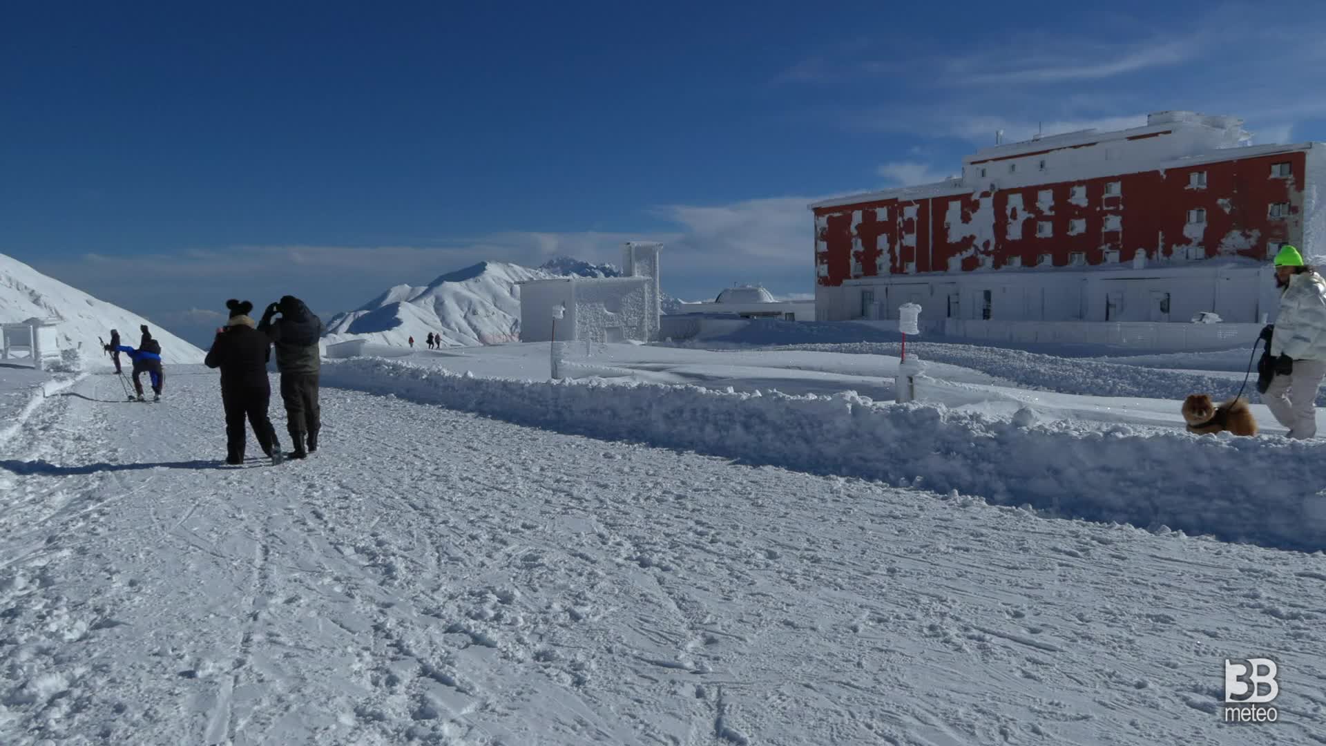 Campo Imperatore imbiancata: paesaggio polare