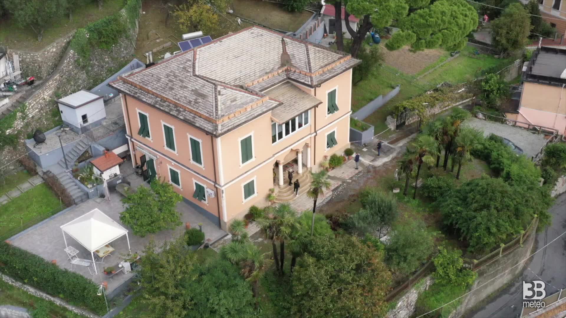 Genova, frana Trasta dal drone: immagini dall'alto crollo strada