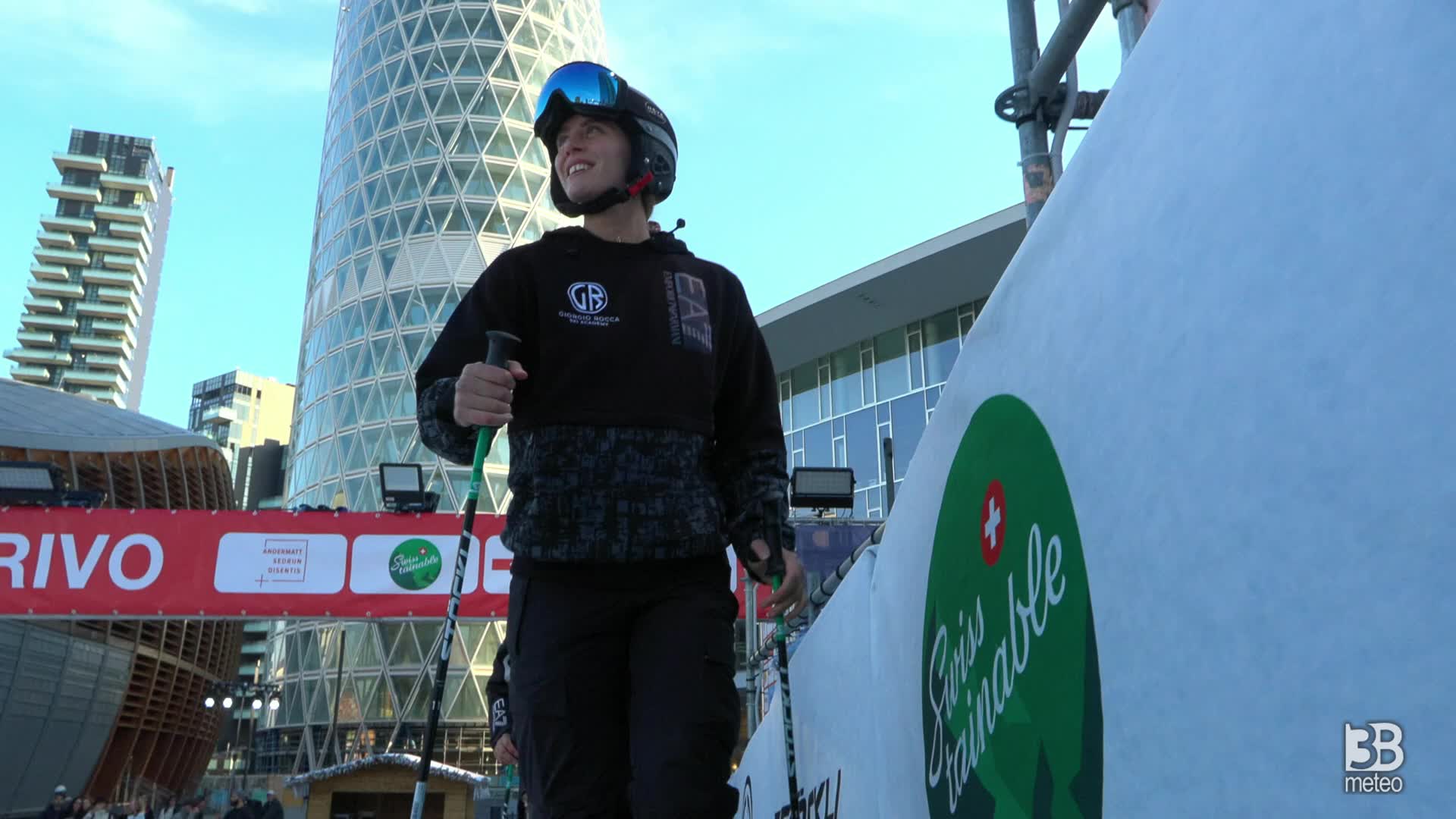 Pista da sci in centro a Milano: l'iniziativa di Svizzera Turismo